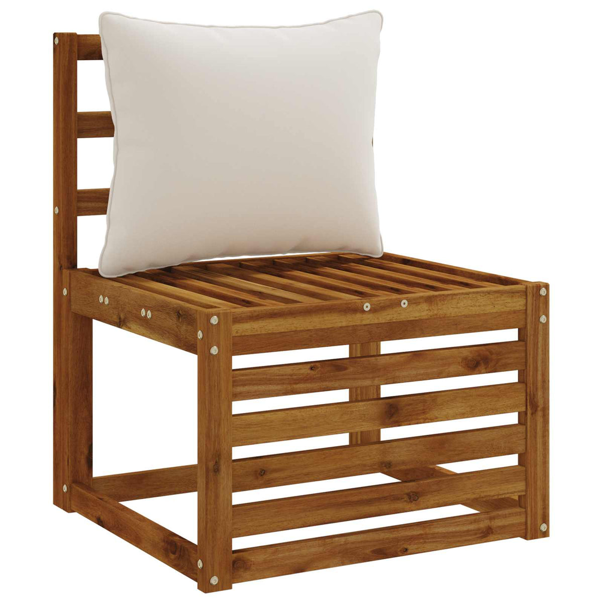 1-Piece Back Cushion PUTTEN 100% Polyester White
