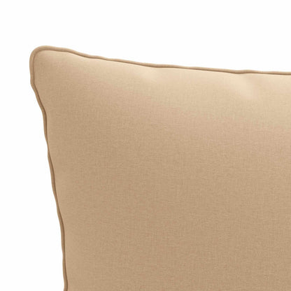1-Piece Back Cushion PUTTEN 100% Polyester Sand 60 x 40 x 15 cm