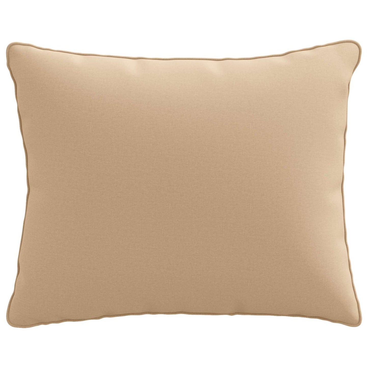 1-Piece Back Cushion PUTTEN 100% Polyester Sand 60 x 40 x 15 cm