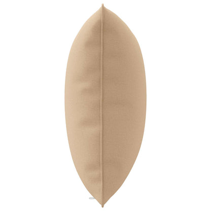 1-Piece Back Cushion PUTTEN 100% Polyester Sand 60 x 40 x 15 cm