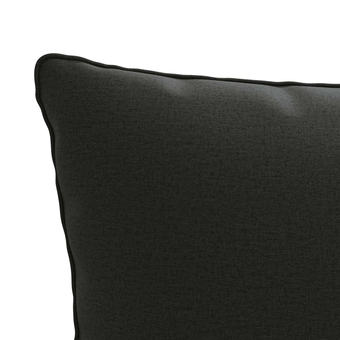 1-Piece Back Cushion PUTTEN 100% Polyester Black