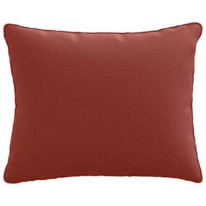 1-Piece Back Cushion PUTTEN 100% Polyester Red 60 x 40 x 15 cm