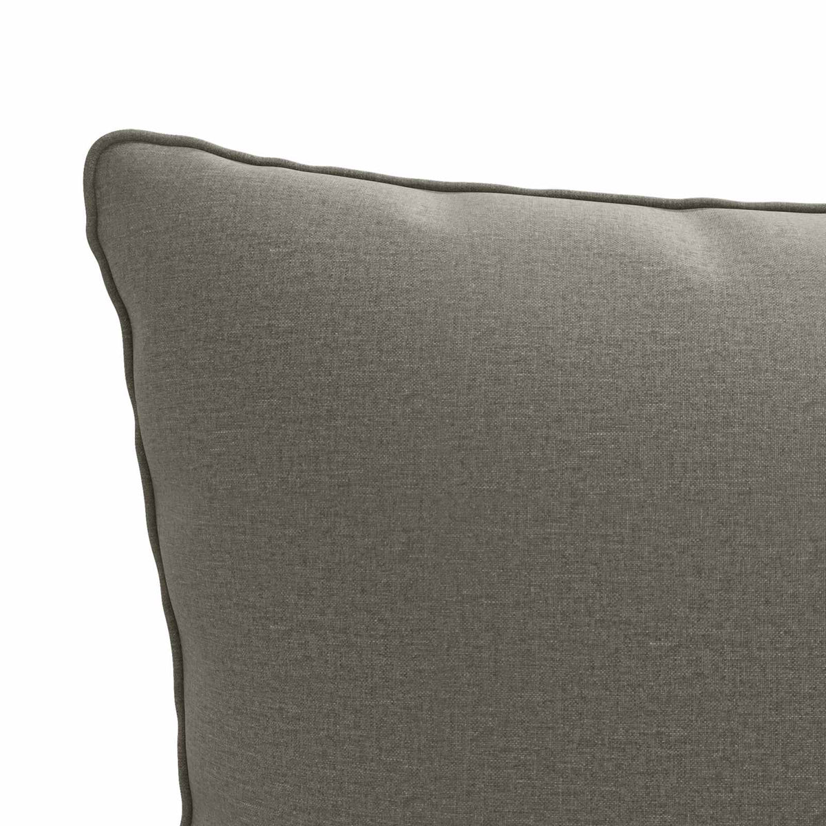 1-Piece Back Cushion PUTTEN 100% Polyester Grey 60 x 40 x 15 cm