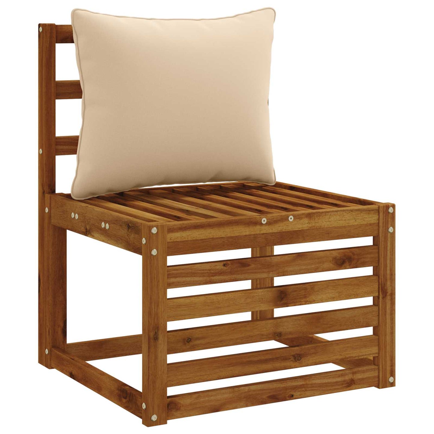 1-Piece Back Cushion PUTTEN 100% Polyester Cream