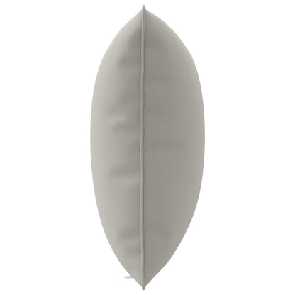 1-Piece Back Cushion PUTTEN 100% Polyester Grey 60 x 40 x 15 cm