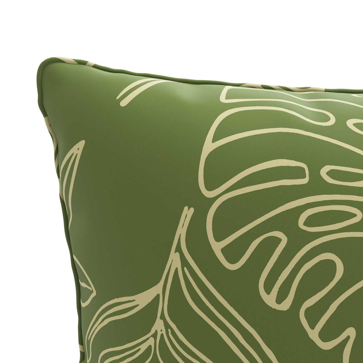 1-Piece Back Cushion PUTTEN 100% Polyester Leaf Design