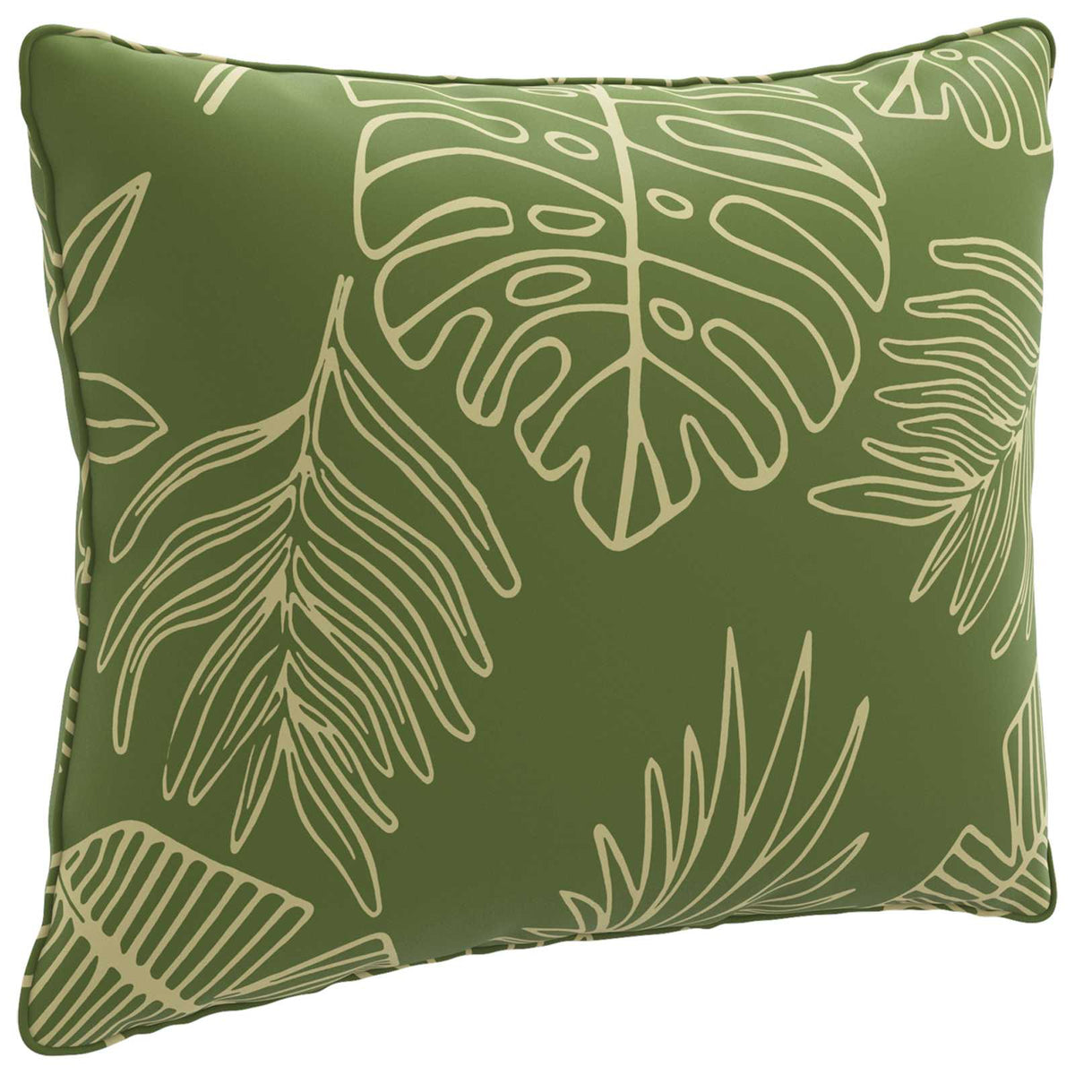 1-Piece Back Cushion PUTTEN 100% Polyester Leaf Design
