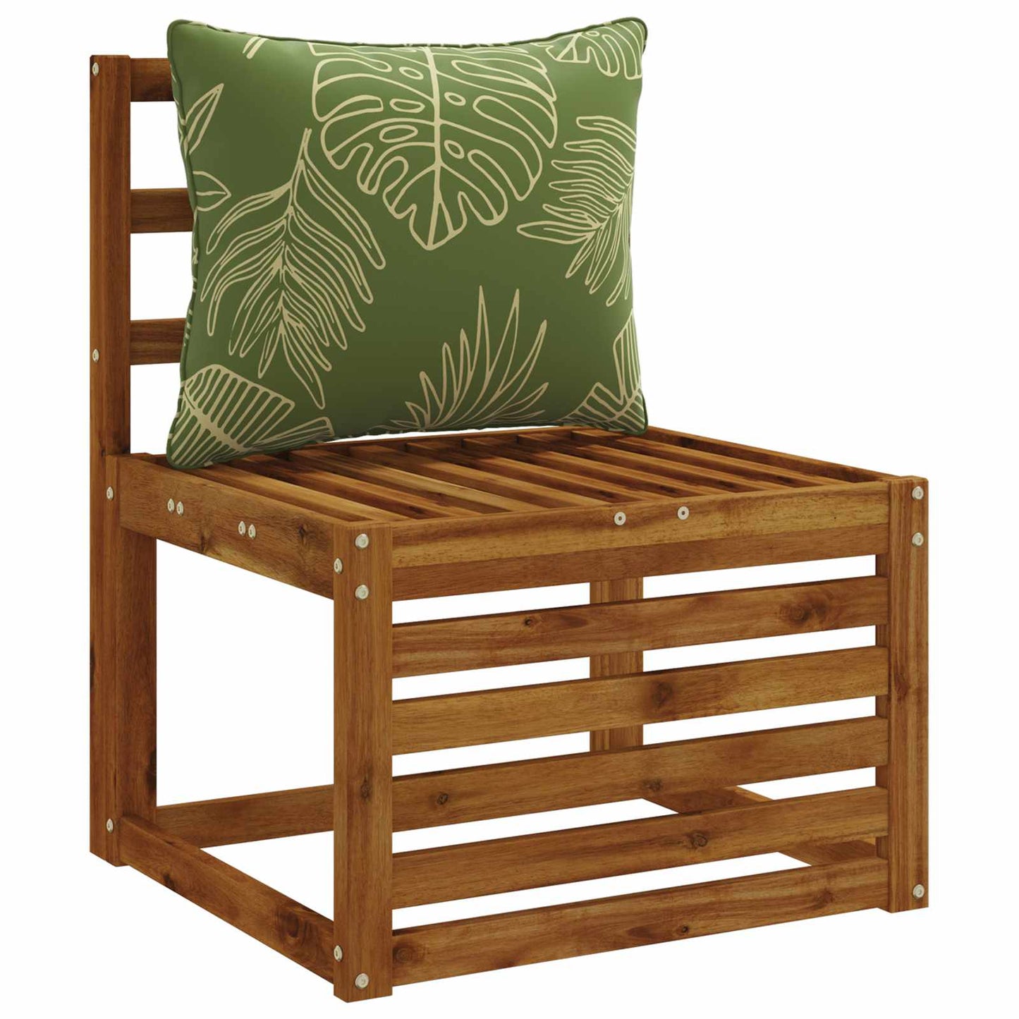 1-Piece Back Cushion PUTTEN 100% Polyester Leaf Design