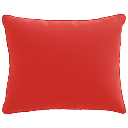 1-Piece Back Cushion PUTTEN 100% Polyester Red 60 x 40 x 15 cm