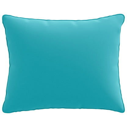 1-Piece Back Cushion PUTTEN 100% Polyester Turquoise
