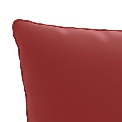 1-Piece Back Cushion PUTTEN 100% Polyester Wine Red