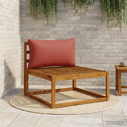 1-Piece Back Cushion PUTTEN 100% Polyester Red 70 x 40 x 15 cm
