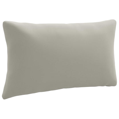 1-Piece Back Cushion PUTTEN 100% Polyester Grey 70 x 40 x 15 cm
