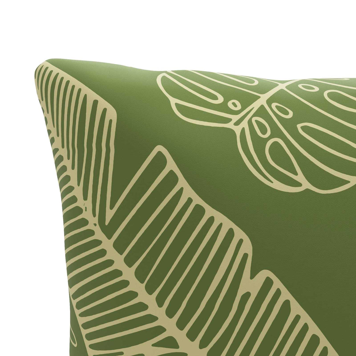 1-Piece Back Cushion PUTTEN 100% Polyester Leaf Design