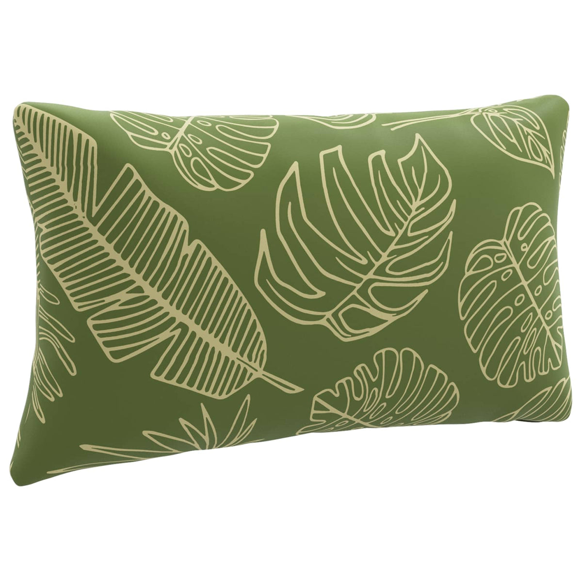 1-Piece Back Cushion PUTTEN 100% Polyester Leaf Design