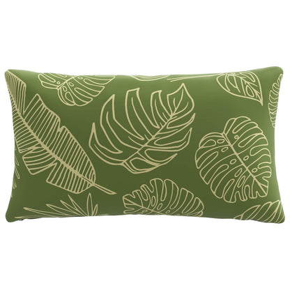 1-Piece Back Cushion PUTTEN 100% Polyester Leaf Design