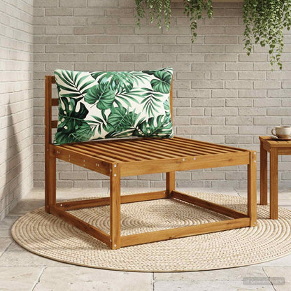 1-Piece Back Cushion PUTTEN 100% Polyester Leaf Pattern