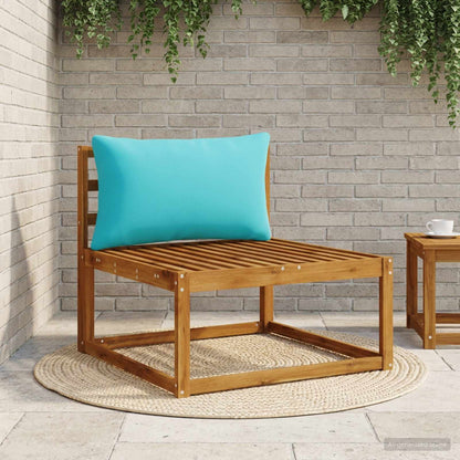 1-Piece Back Cushion PUTTEN 100% Polyester Turquoise