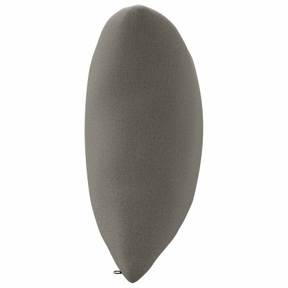 1-Piece Back Cushion PUTTEN 100% Polyester Grey 80 x 40 x 15 cm