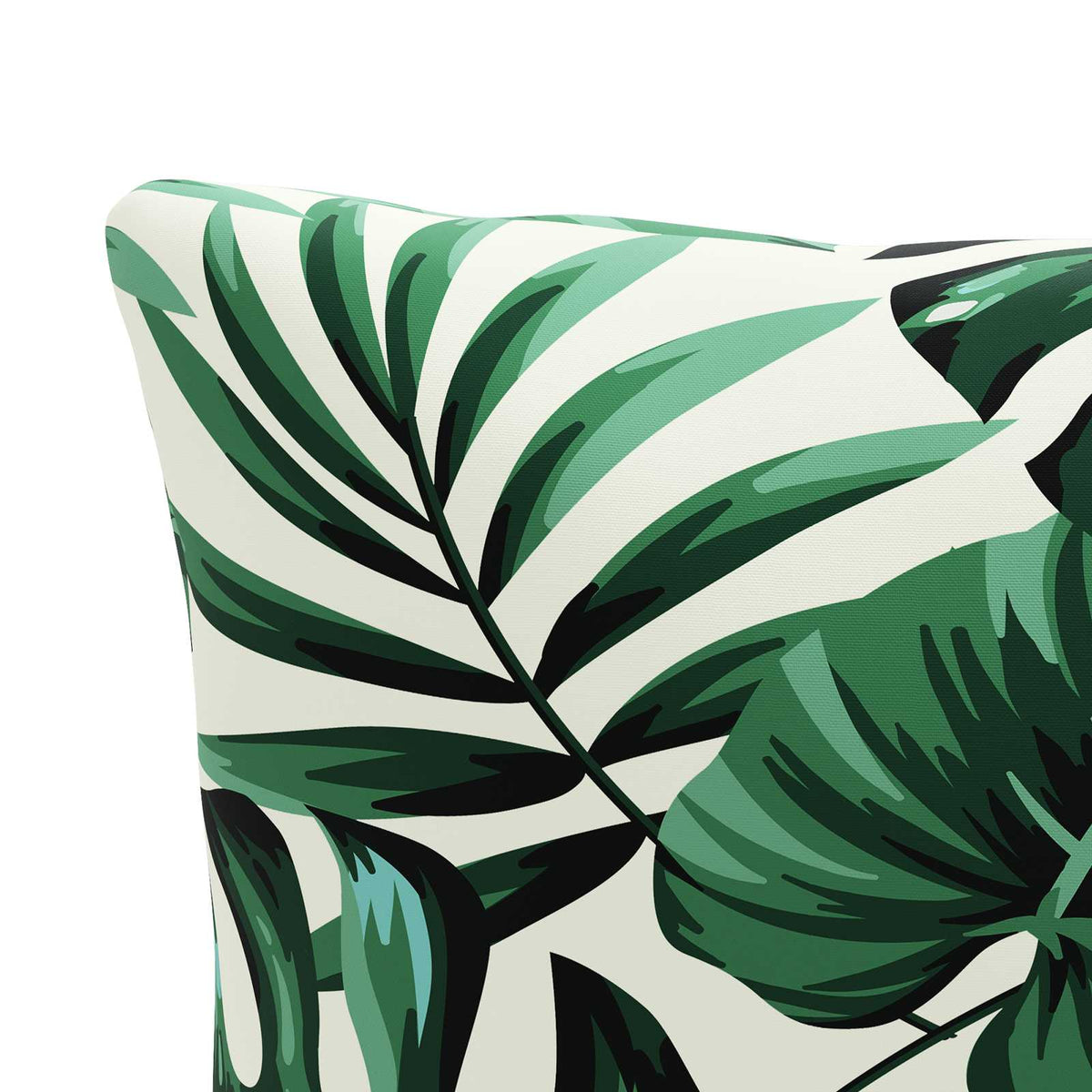 1-Piece Back Cushion PUTTEN 100% Polyester Leaf Pattern
