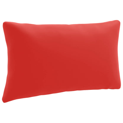 1-Piece Back Cushion PUTTEN 100% Polyester Red 80 x 40 x 15 cm