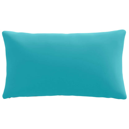 1-Piece Back Cushion PUTTEN 100% Polyester Turquoise
