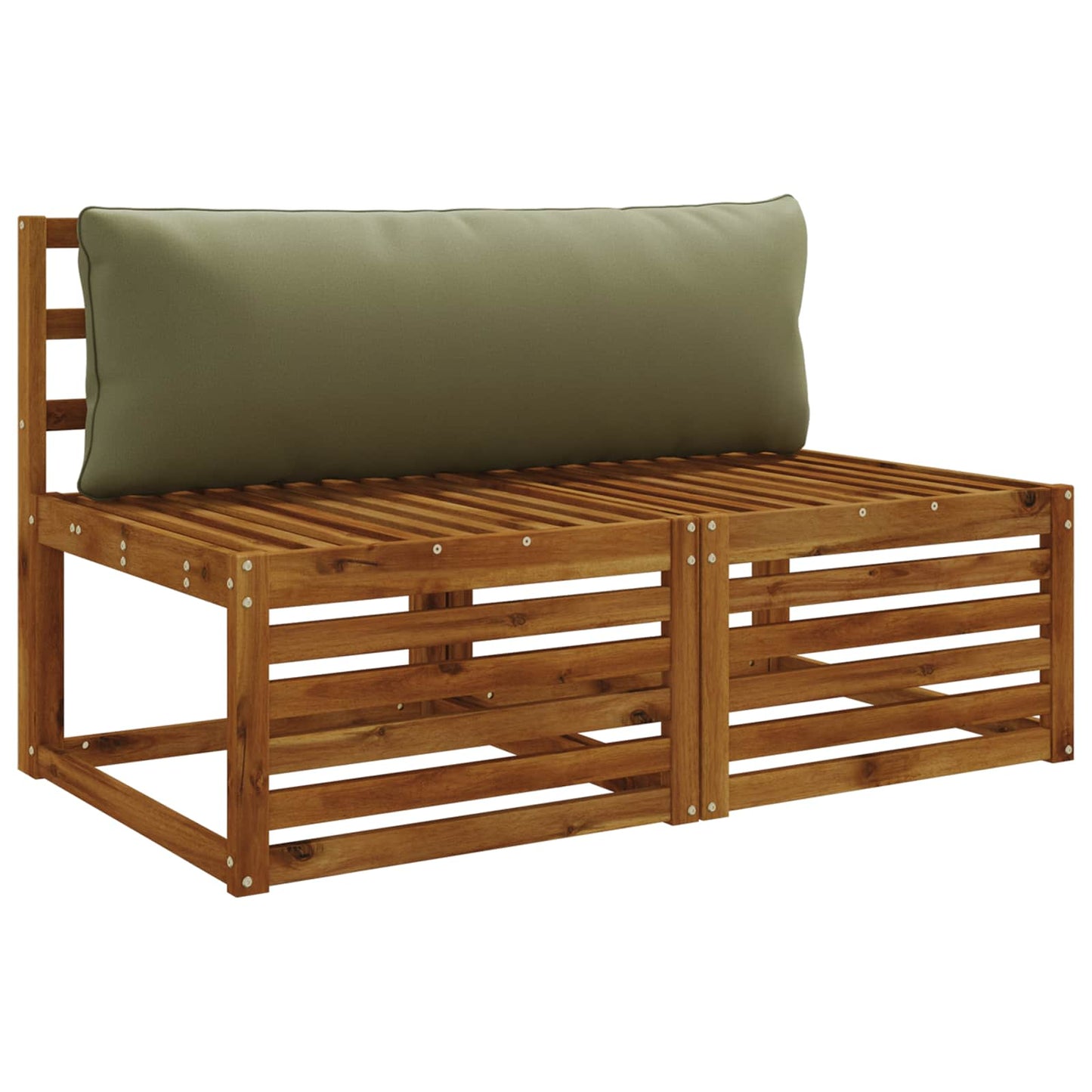 1-Piece Back Cushion PUTTEN 100% Polyester Olive Green
