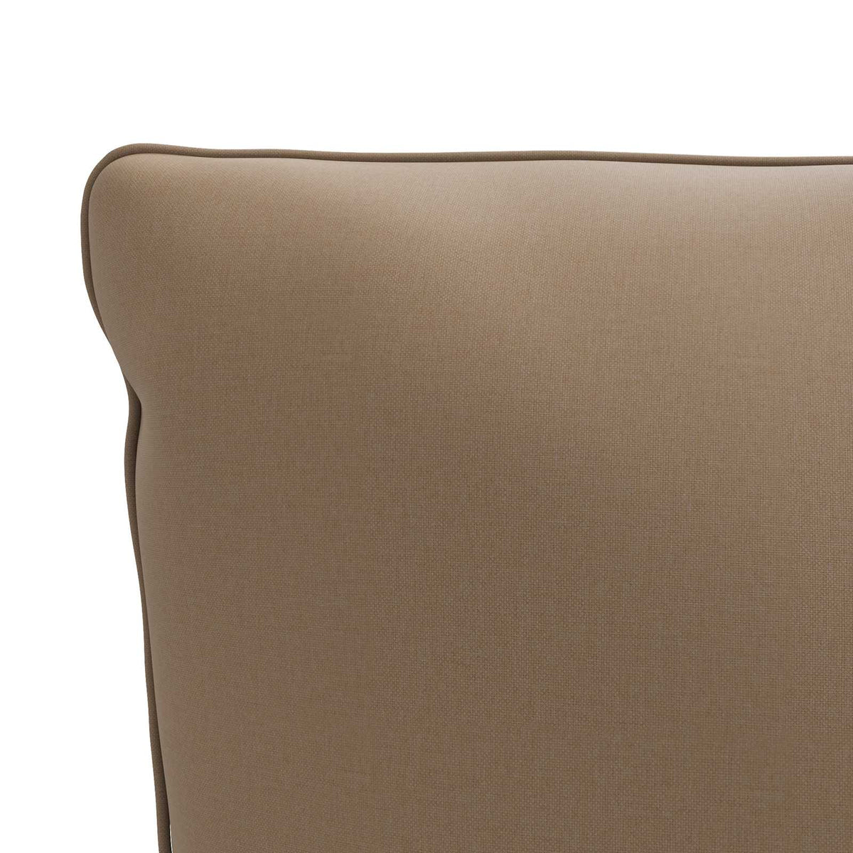 1-Piece Back Cushion PUTTEN 100% Polyester Taupe