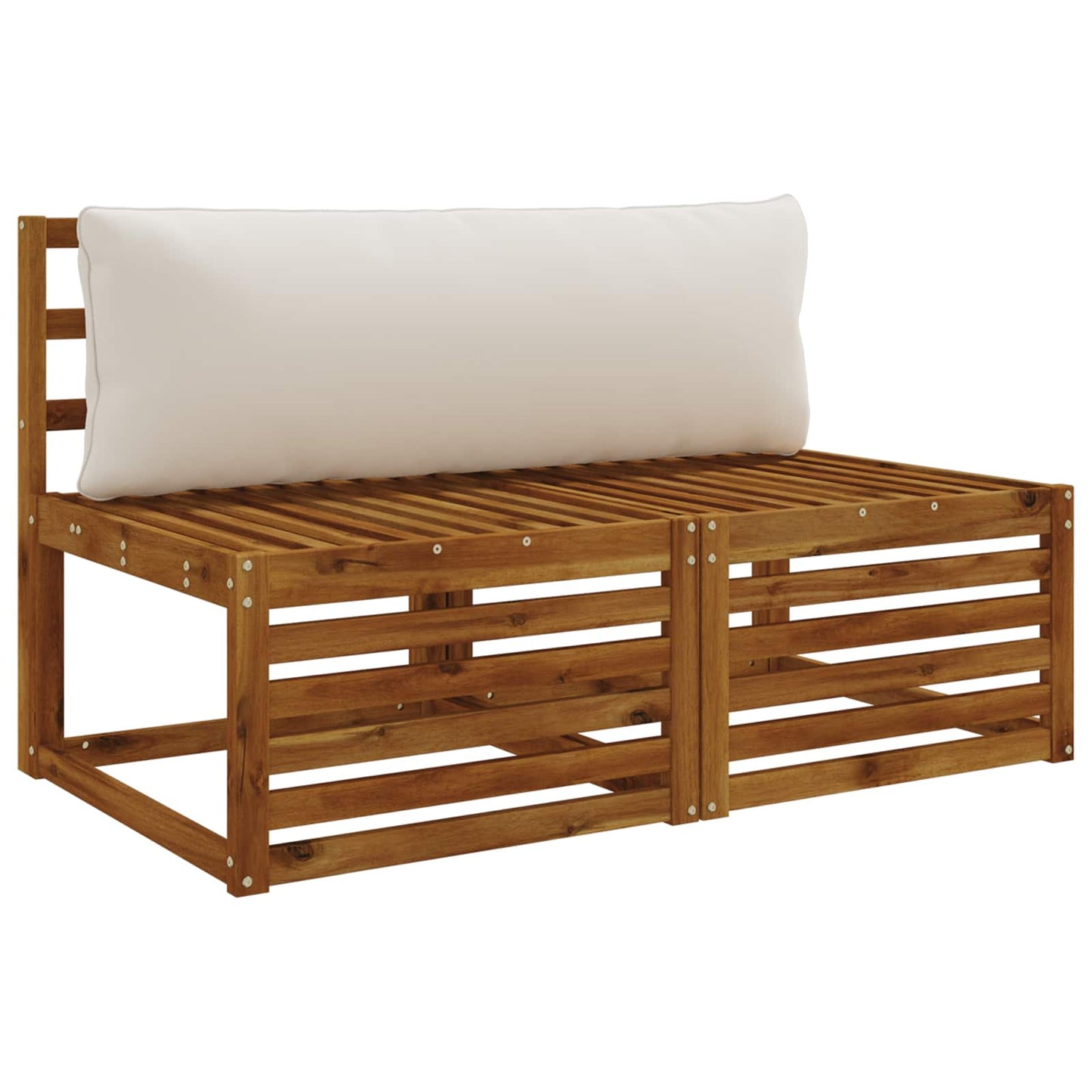 1-Piece Back Cushion PUTTEN 100% Polyester White
