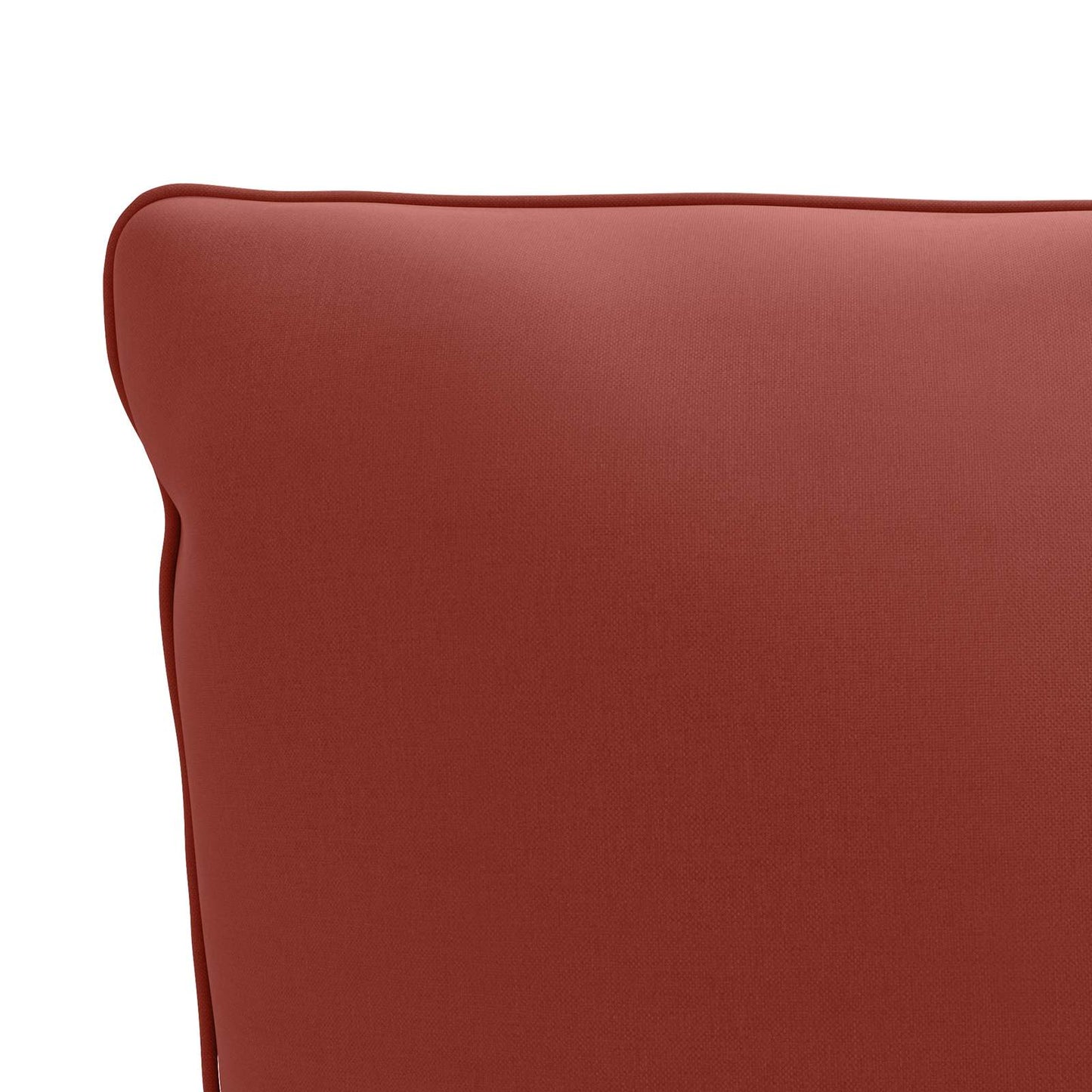 1-Piece Back Cushion PUTTEN 100% Polyester Red 120 x 40 x 15 cm