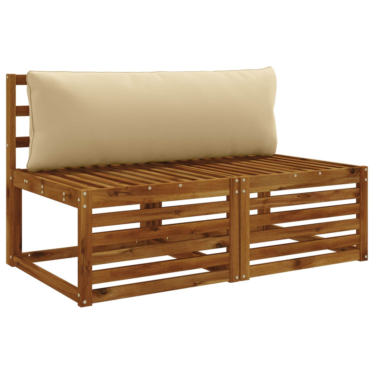 1-Piece Back Cushion PUTTEN 100% Polyester Beige