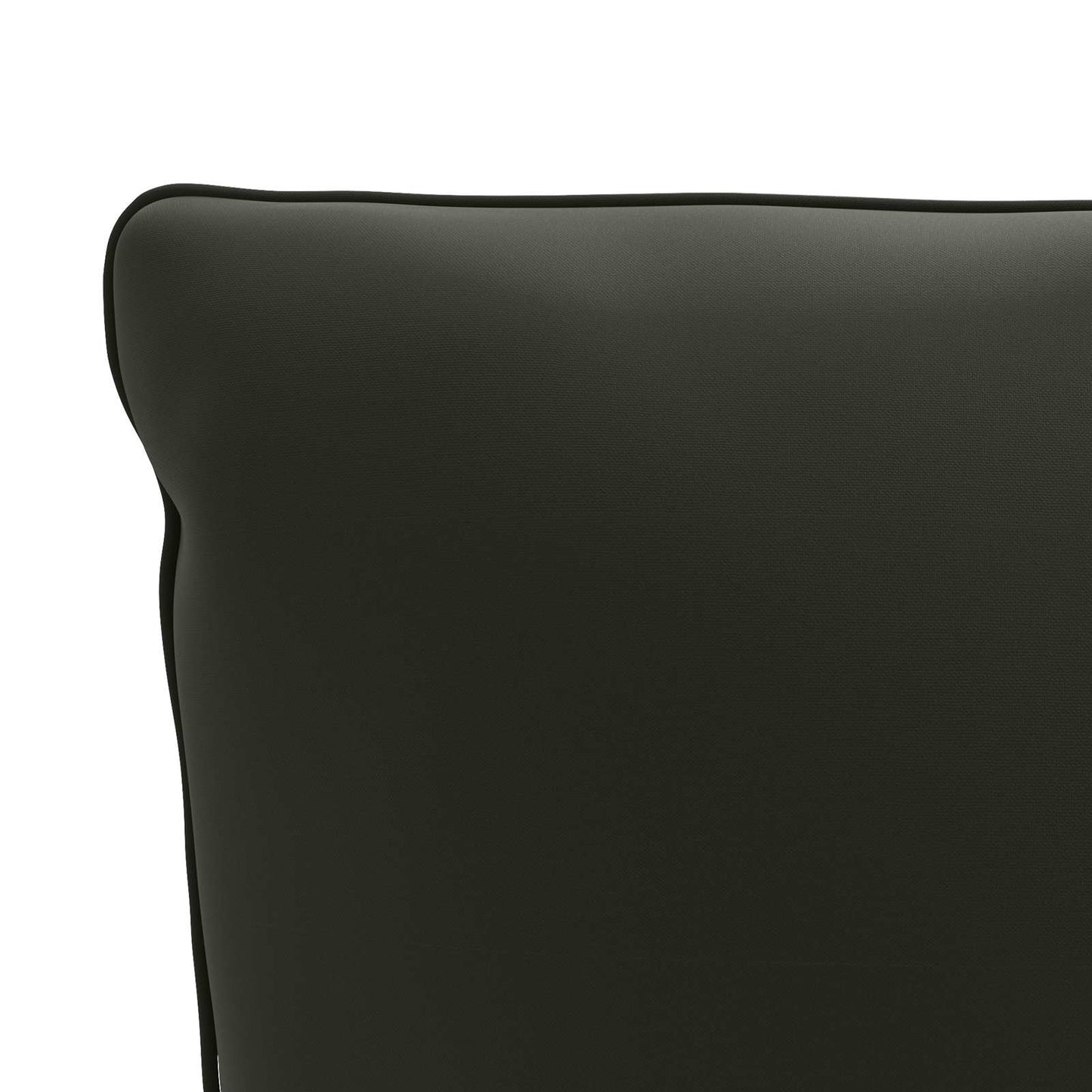 1-Piece Back Cushion PUTTEN 100% Polyester Black