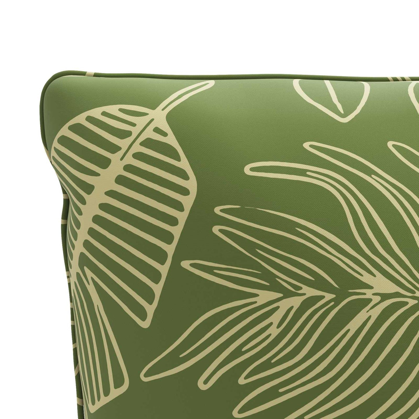 1-Piece Back Cushion PUTTEN 100% Polyester Leaf Design