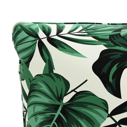1-Piece Back Cushion PUTTEN 100% Polyester Leaf Pattern