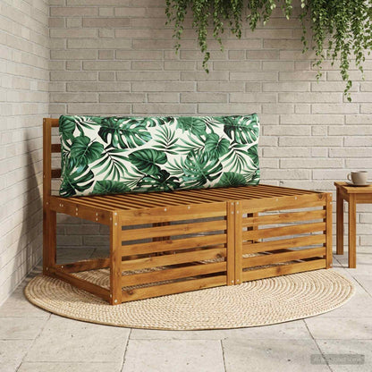 1-Piece Back Cushion PUTTEN 100% Polyester Leaf Pattern