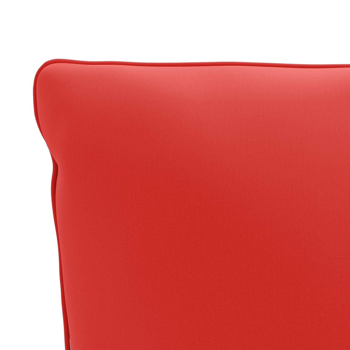 1-Piece Back Cushion PUTTEN 100% Polyester Red 120 x 40 x 15 cm