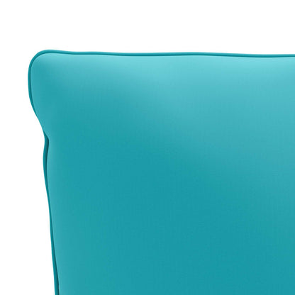 1-Piece Back Cushion PUTTEN 100% Polyester Turquoise