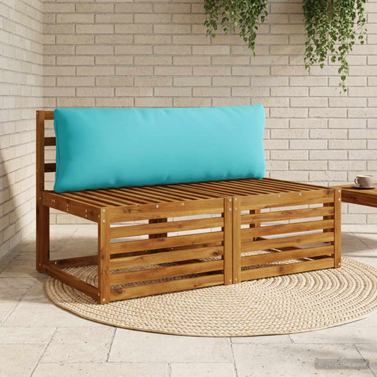 1-Piece Back Cushion PUTTEN 100% Polyester Turquoise