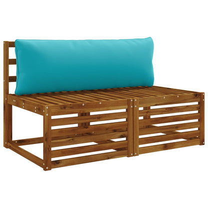 1-Piece Back Cushion PUTTEN 100% Polyester Turquoise