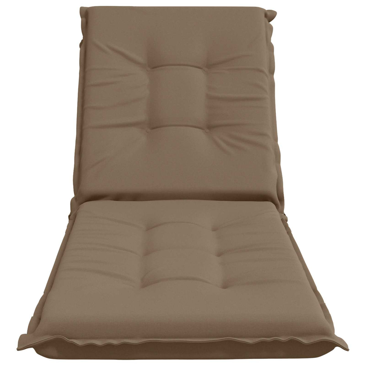 Sunlounger Cushion GEMERT 100% Polyester Taupe 190 x 50 x 9 cm