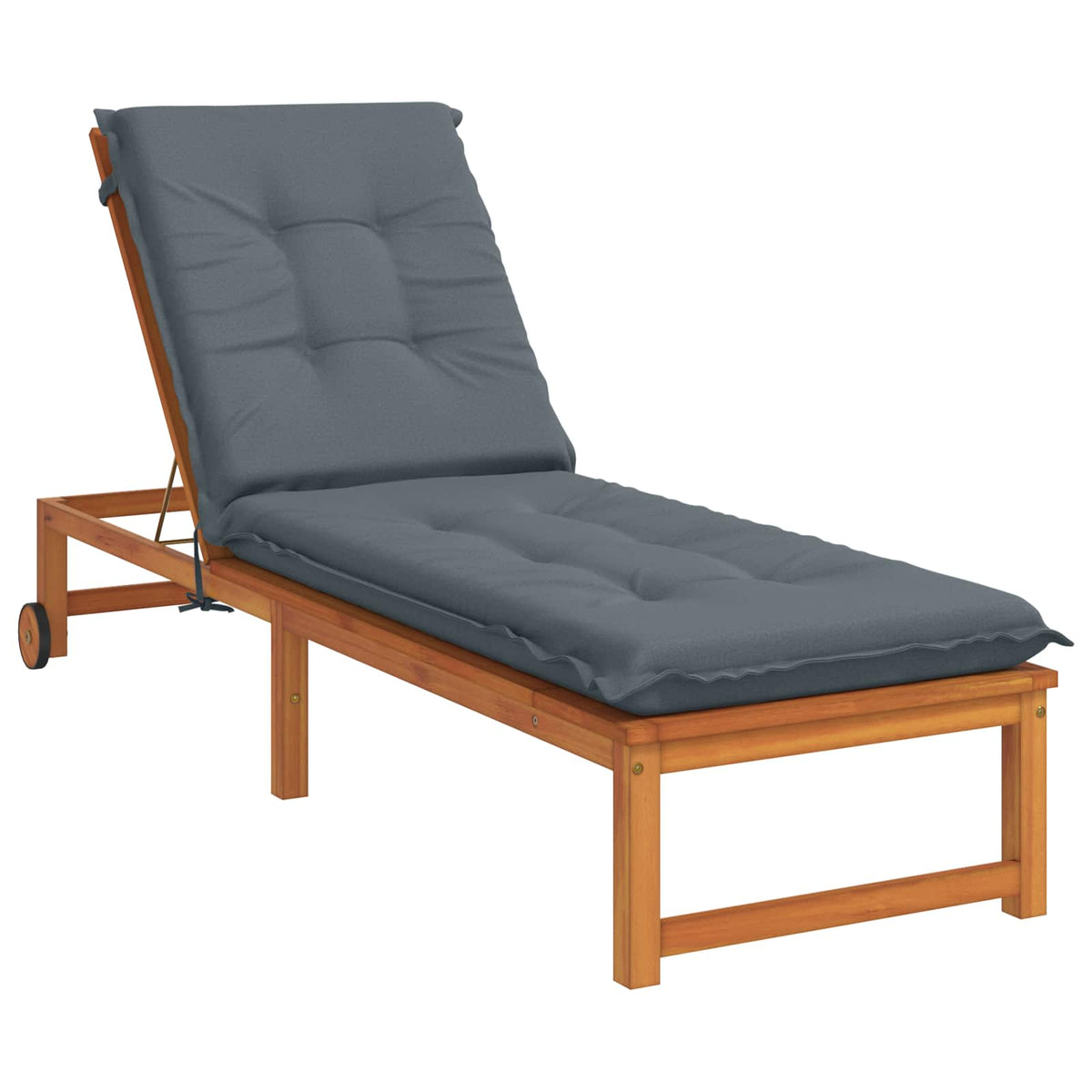Sunlounger Cushion GEMERT 100% Polyester Blue 190 x 50 x 9 cm