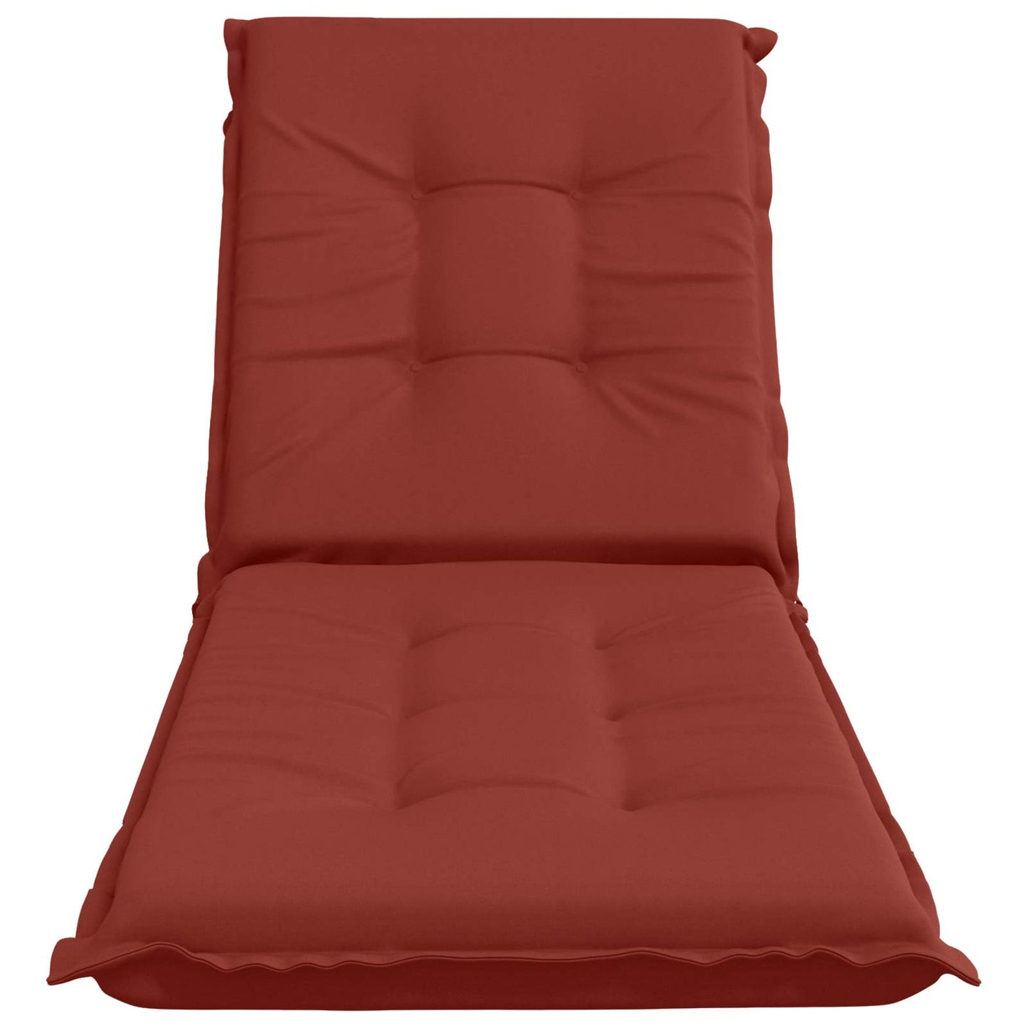 Sunlounger Cushion GEMERT 100% Polyester Red 190 x 50 x 9 cm