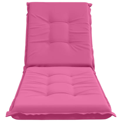 Sunlounger Cushion GEMERT 100% Polyester Pink 190 x 50 x 9 cm