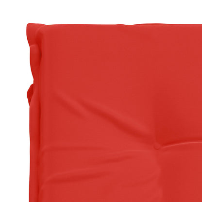 Sunlounger Cushion GEMERT 100% Polyester Red 190 x 50 x 9 cm