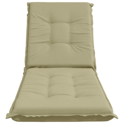 Sunlounger Cushion GEMERT 100% Polyester Light Green