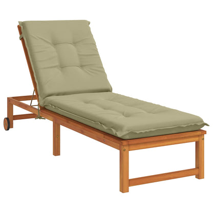 Sunlounger Cushion GEMERT 100% Polyester Light Green