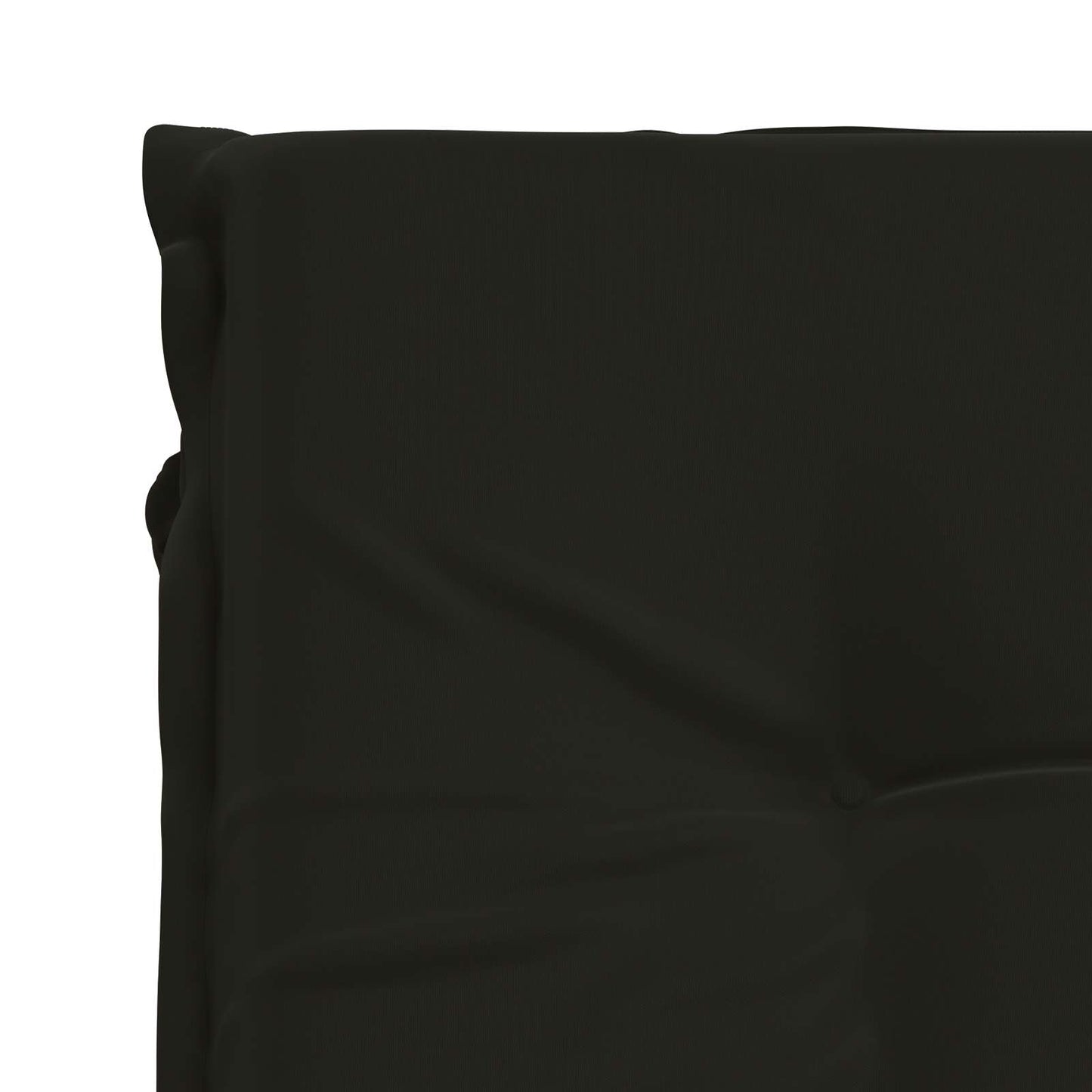Sunlounger Cushion GEMERT 100% Polyester Black 190 x 60 x 9 cm