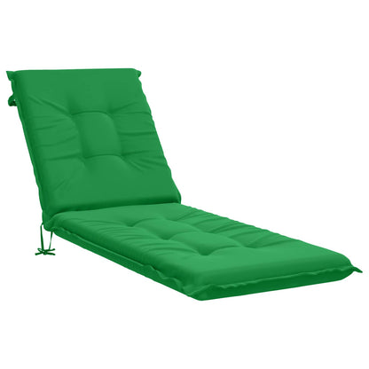 Sunlounger Cushion GEMERT 100% Polyester Green 190 x 60 x 9 cm