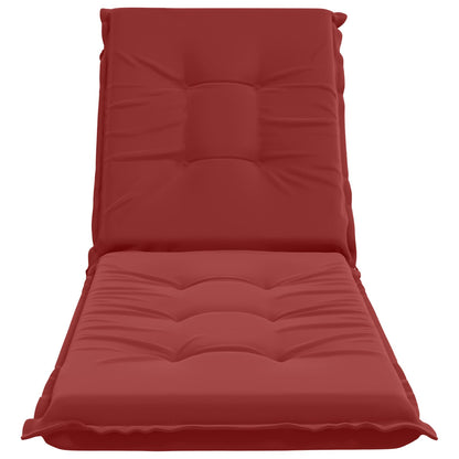 Sunlounger Cushion GEMERT 100% Polyester Wine Red