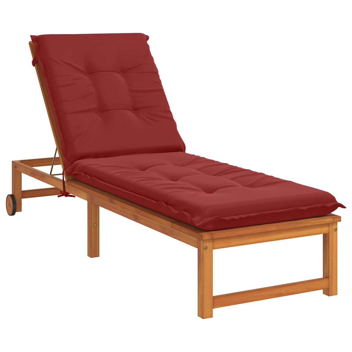 Sunlounger Cushion GEMERT 100% Polyester Wine Red